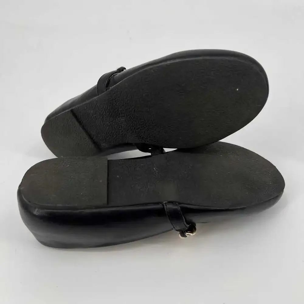 INC International Concepts Black Gold Ballet Flats | Size 3G